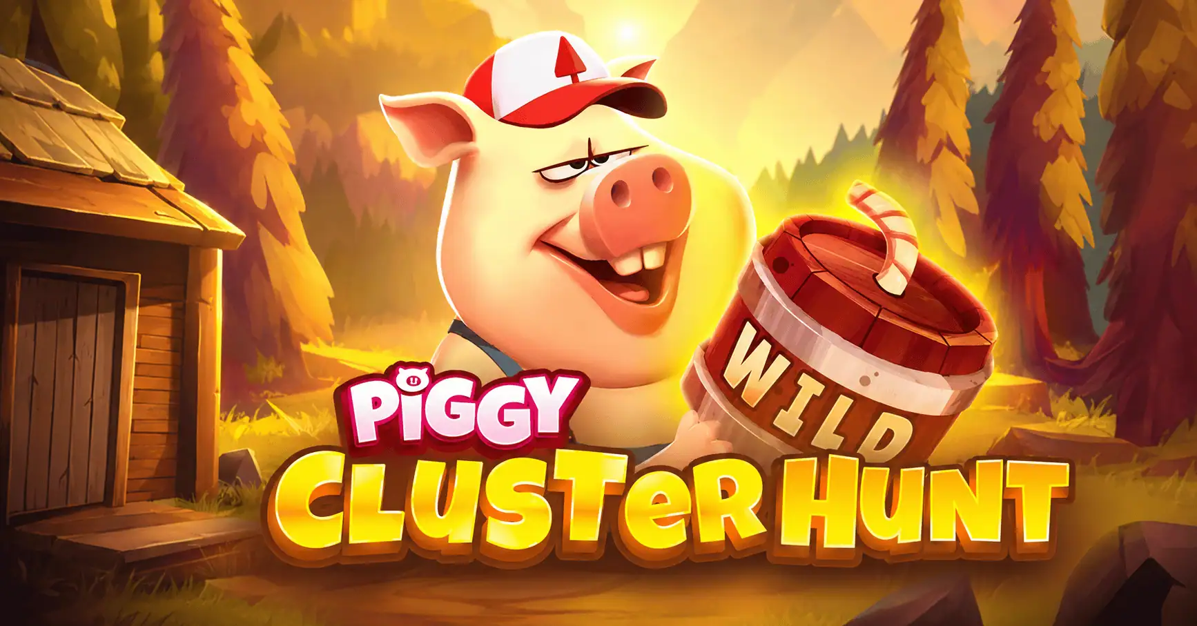Piggy Cluster Hunt Slot by Bullshark Games Free Play slot cover image