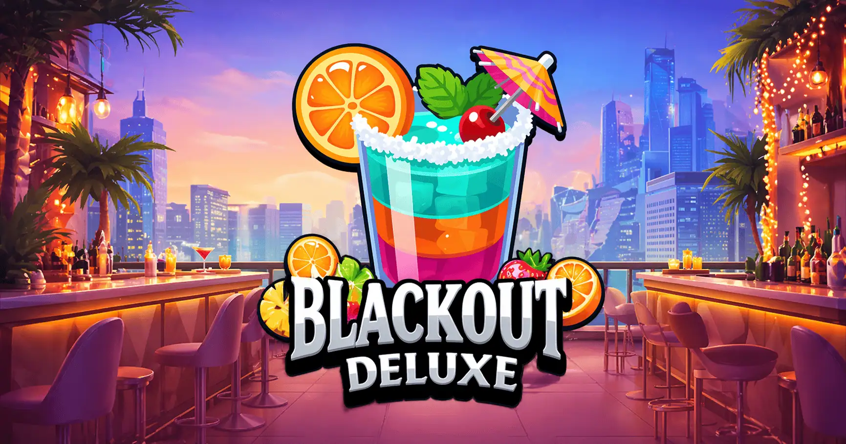 Blackout Deluxe Slot Review by Colorful Play Free Play slot cover image
