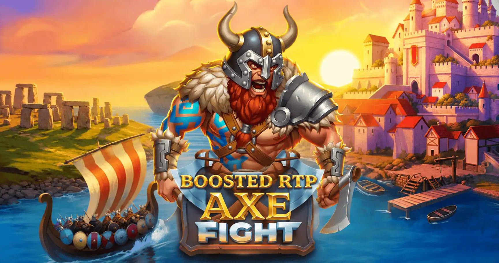 Axe Fight Boosted RTP Slot by Creative City Demo slot cover image