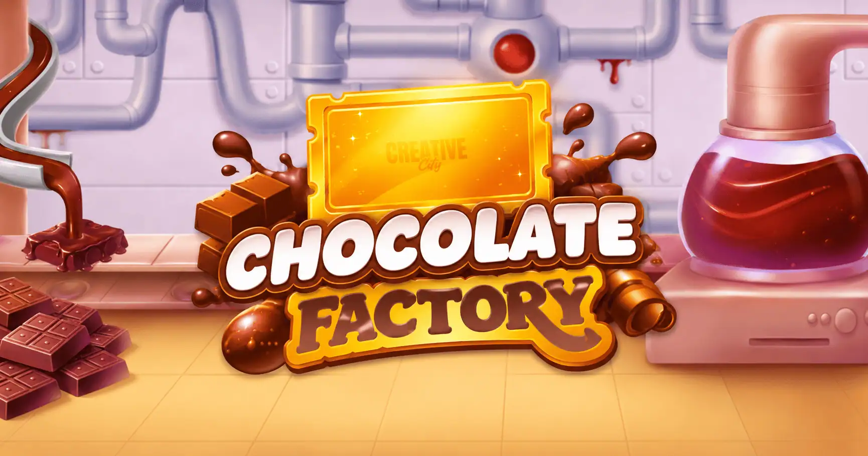 Chocolate Factory Slot by Creative City Demo slot cover image