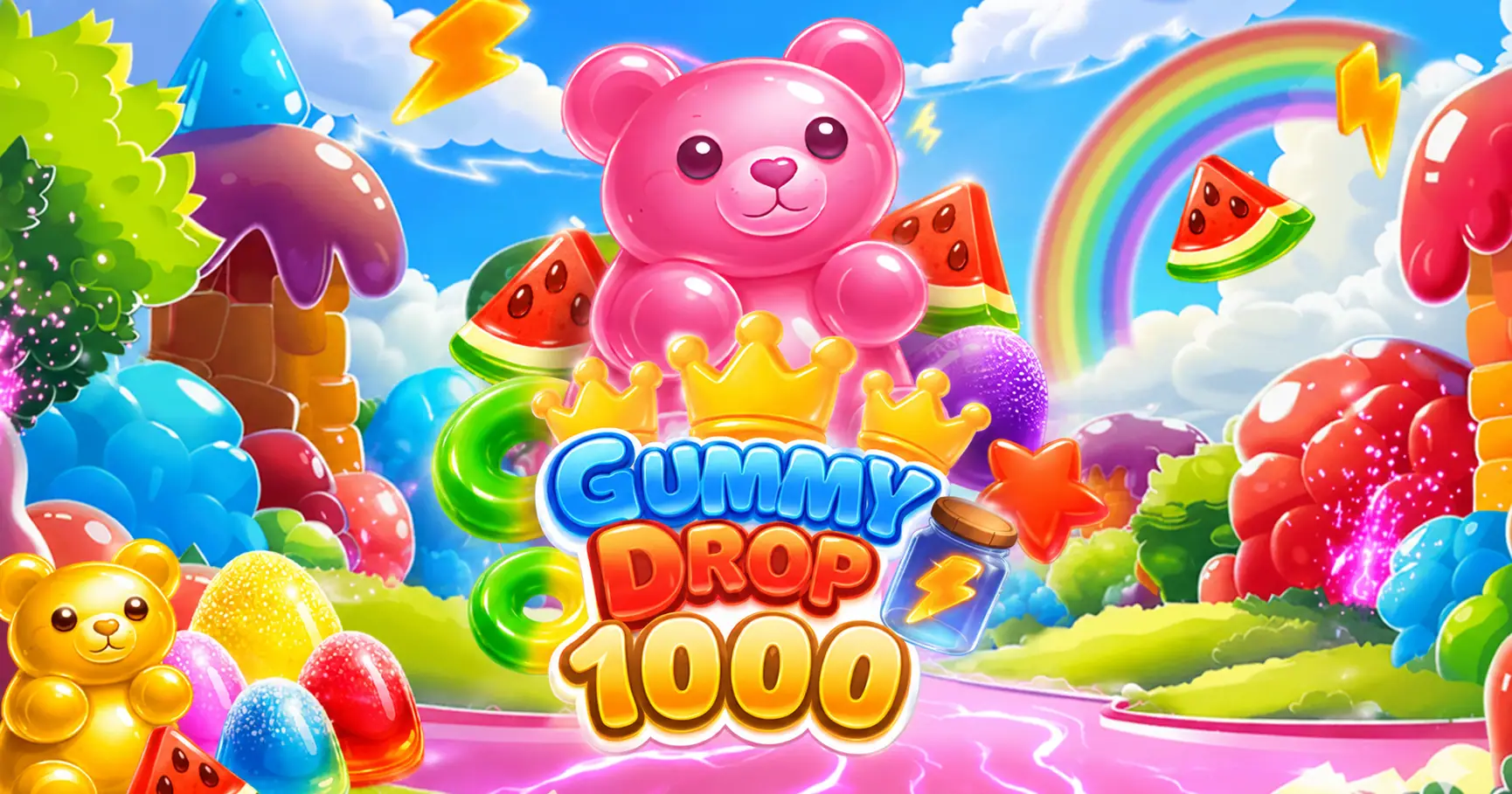 Gummy Drop 1000 Slot by Creative City Demo slot cover image