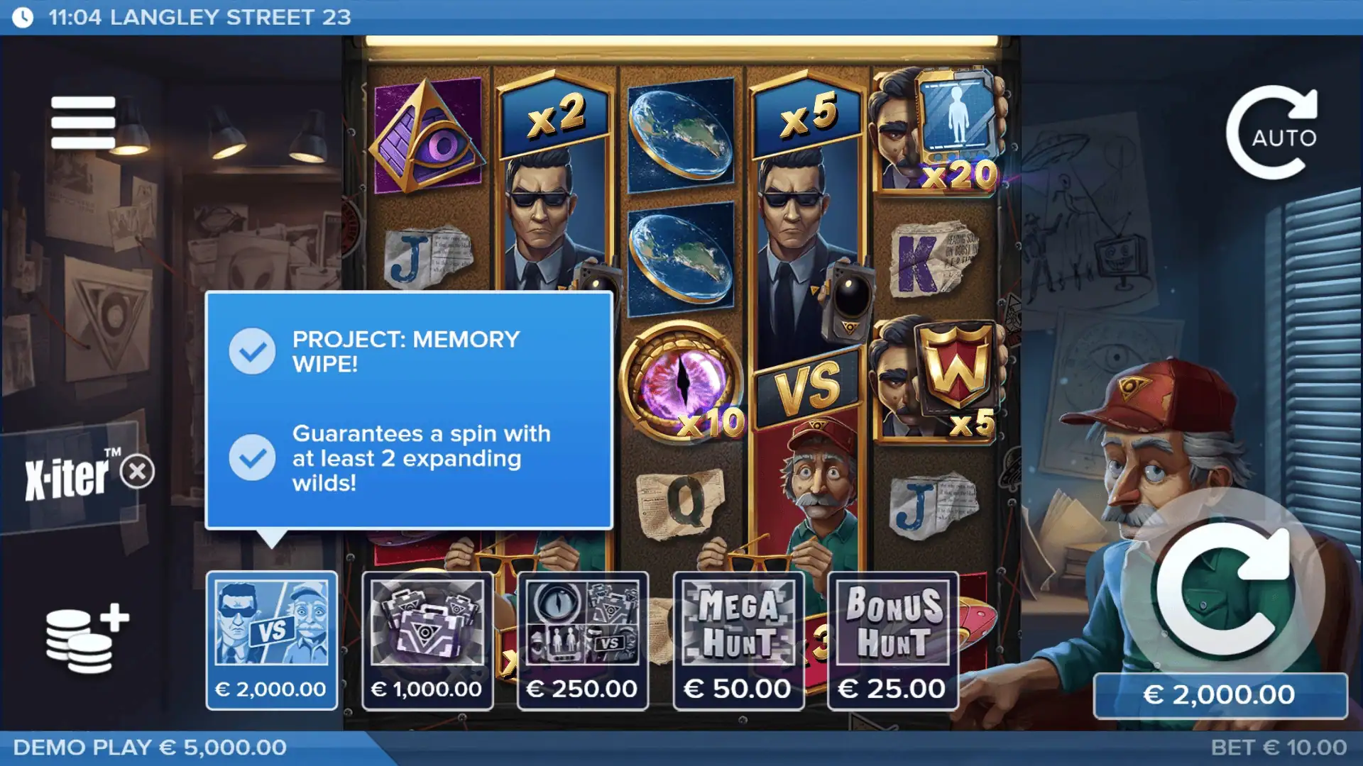 Langley Street 23 bonus buy menu