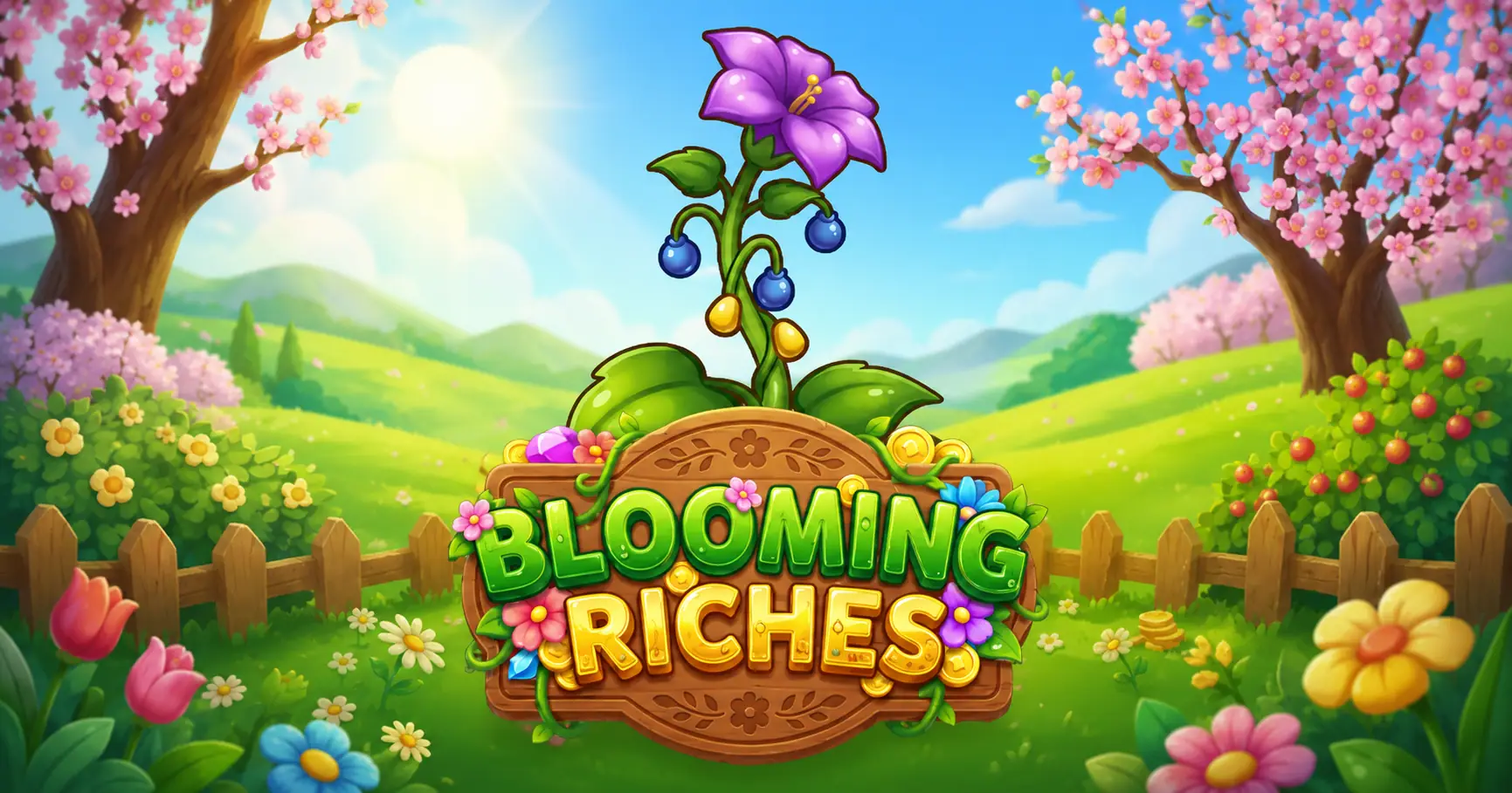 Blooming Riches Slot by Gold Leaf Studios Demo slot cover image