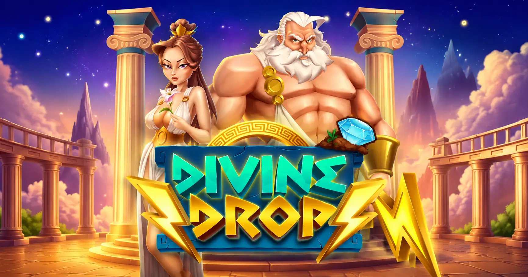 Divine Drop Slot by Hacksaw Gaming Demo slot cover image