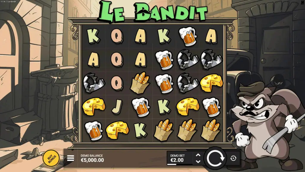 Hacksaw gaming le bandit game preview