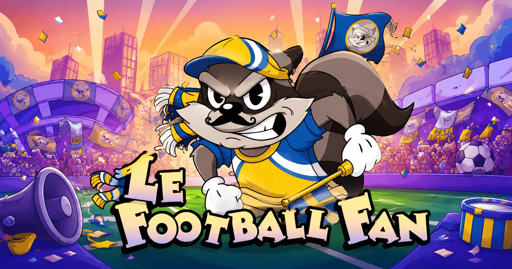 Le Football Fan Slot by Hacksaw Gaming Demo slot cover image