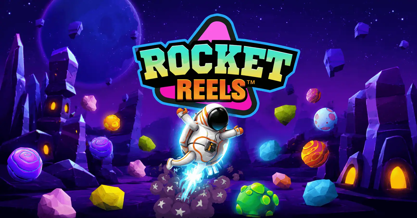 Rocket Reels Slot by Hacksaw Gaming Demo slot cover image