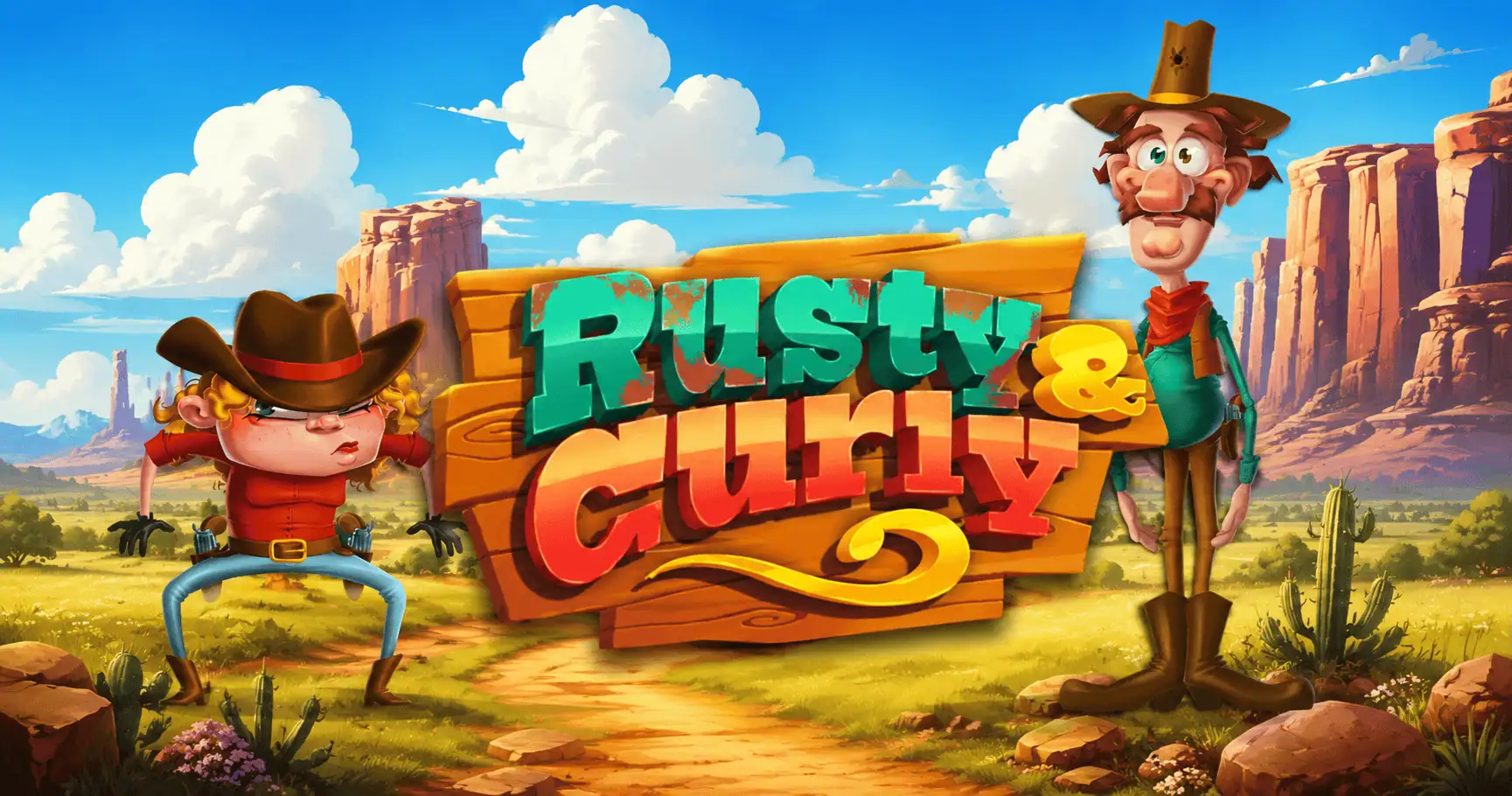 Rusty & Curly Slot by Hacksaw Gaming Demo slot cover image