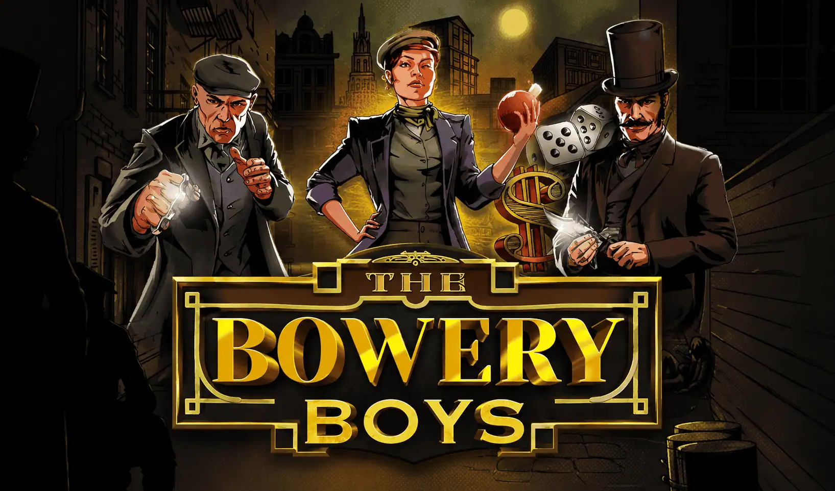 The Bowery Boys Slot by Hacksaw Gaming Demo slot cover image