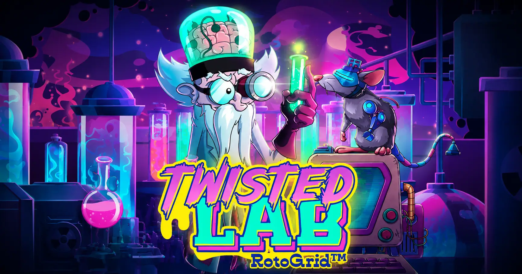 Twisted Lab RotoGrid Slot by Hacksaw Gaming Demo slot cover image