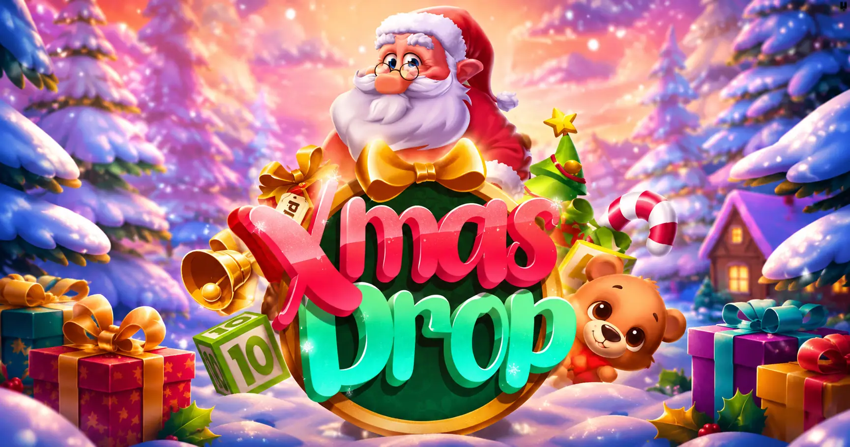Xmas Drop Slot by Hacksaw Gaming Demo slot cover image