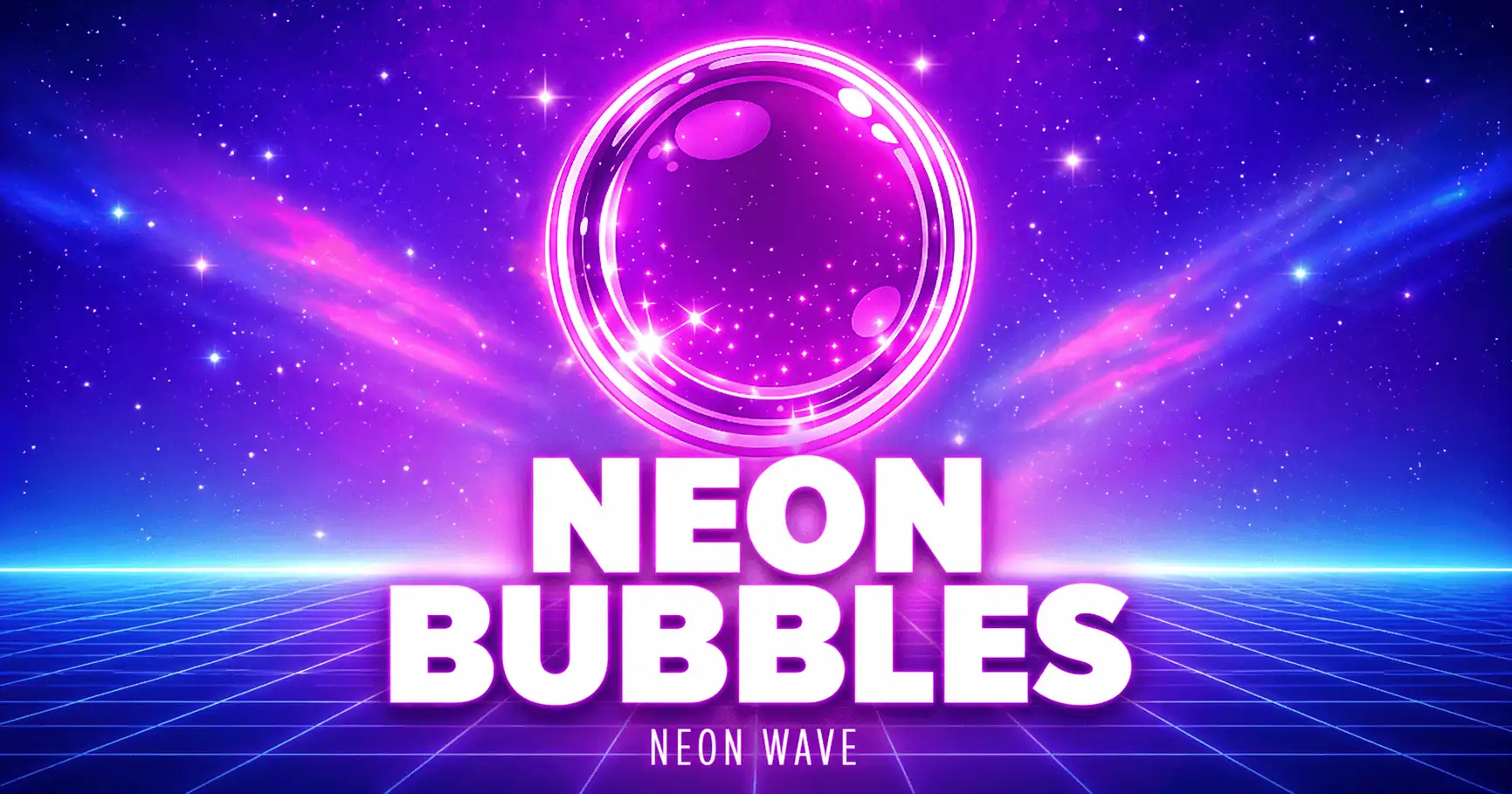 Neon Bubbles Slot by Neon Wave Free Play slot cover image