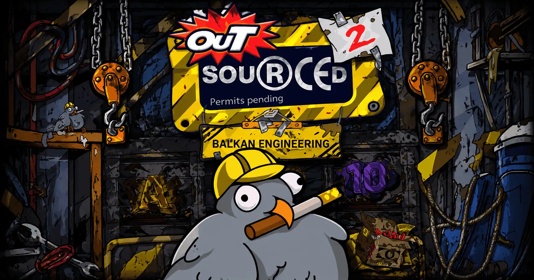 Outsourced 2 – Balkan Engineering Slot Demo by NoLimit City slot cover image