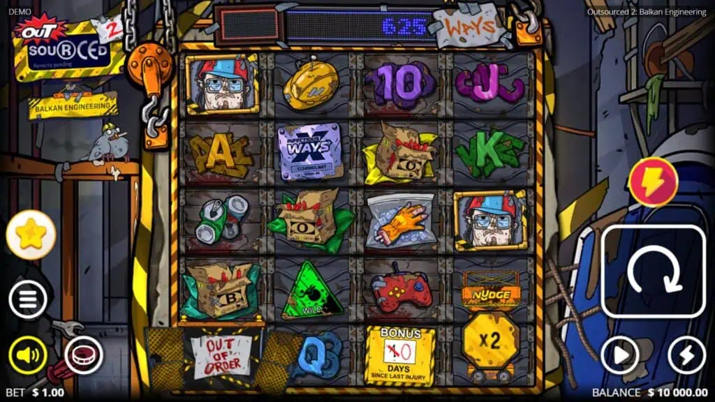 Nolimit outsourced 2 balkan engineering slot game preview 1