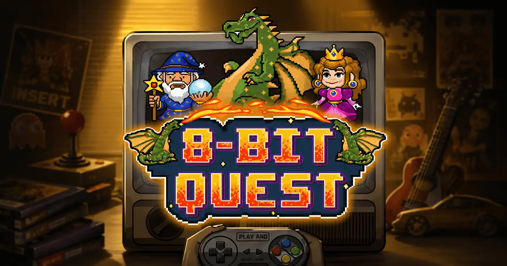 8-Bit Quest Slot by NowNow Gaming Free Play slot cover image