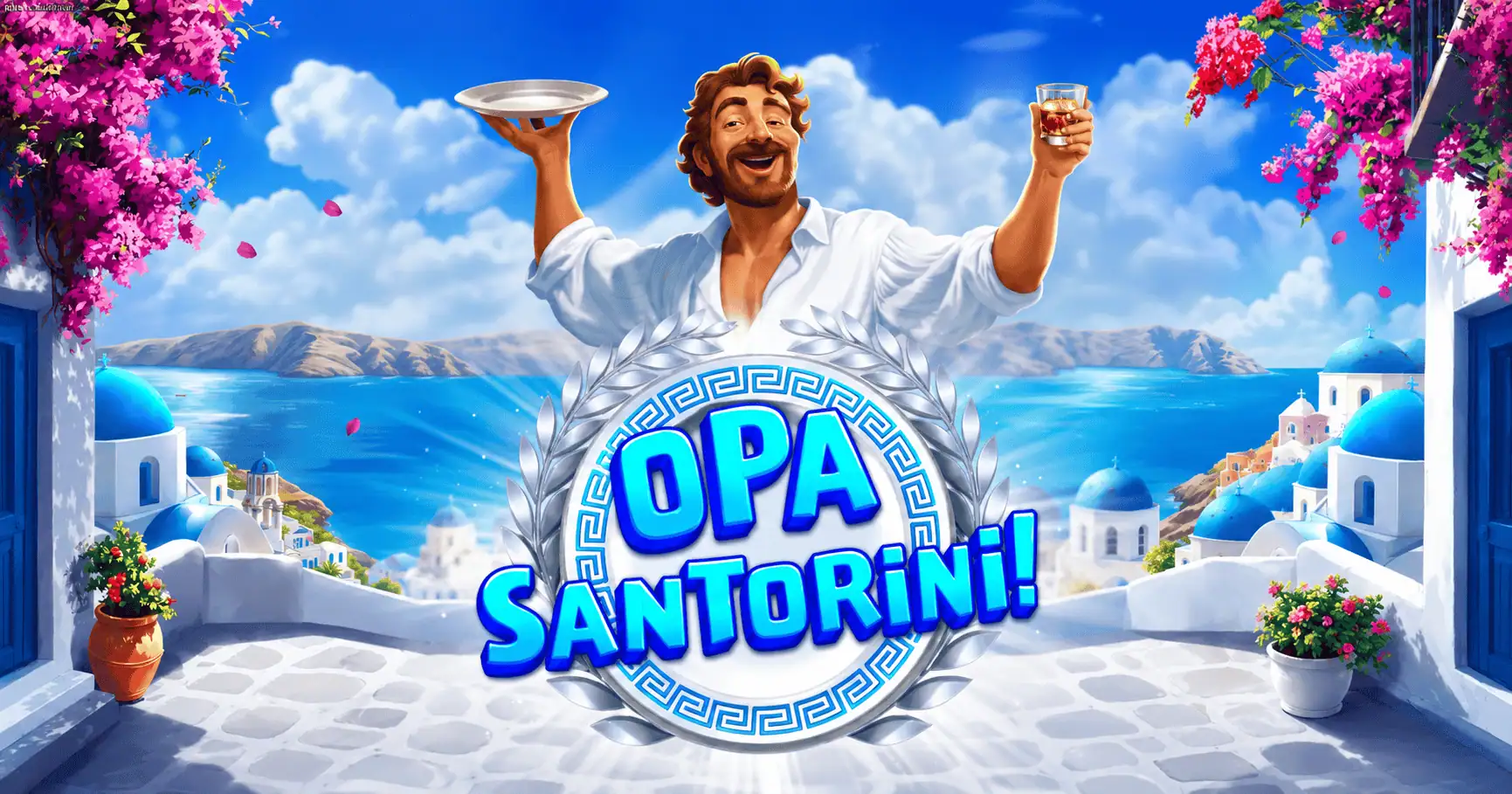 Opa Santorini Slot by NowNow Gaming Demo slot cover image