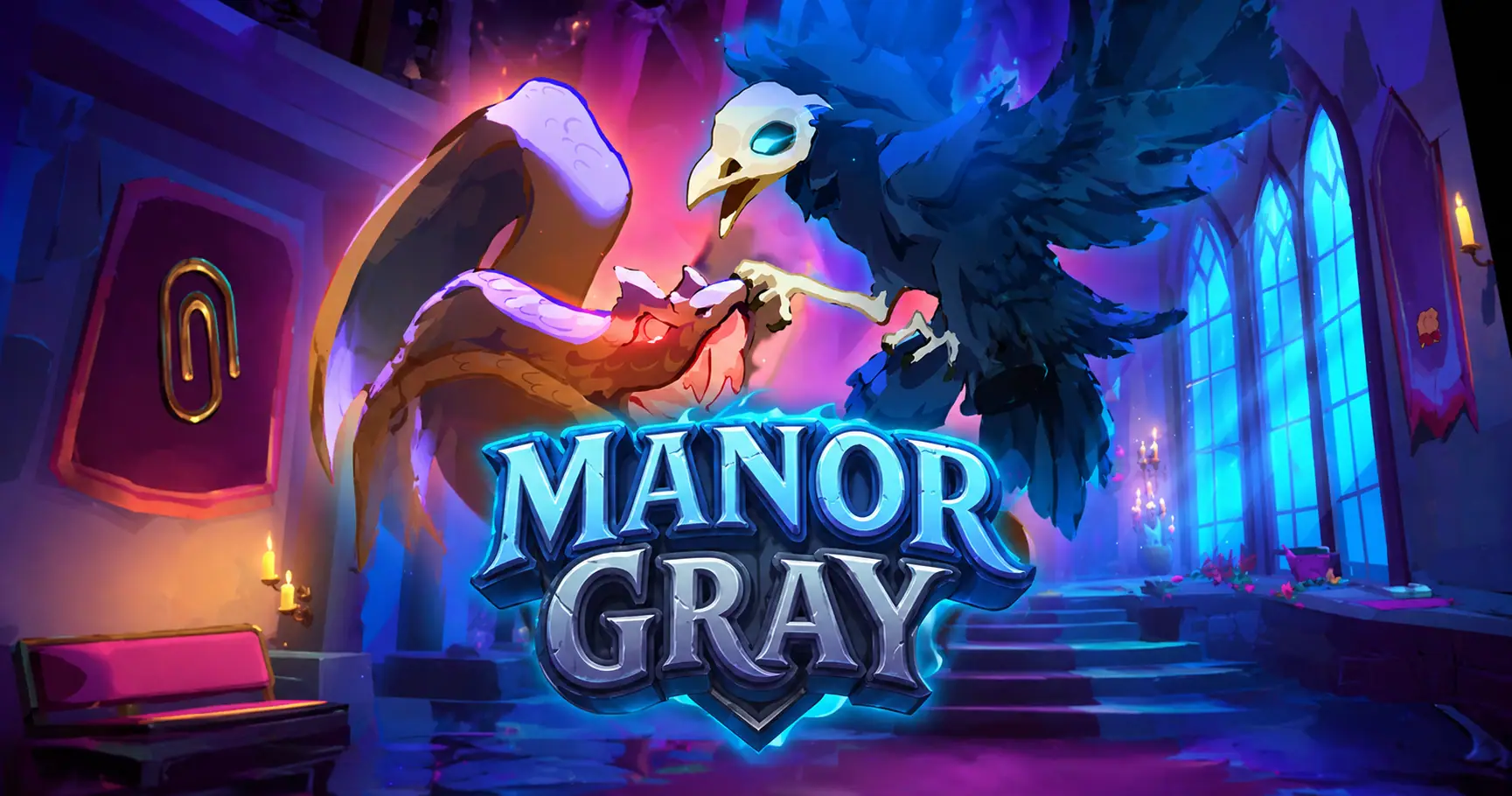 Manor Gray Slot Demo by Paperclip Gaming slot cover image