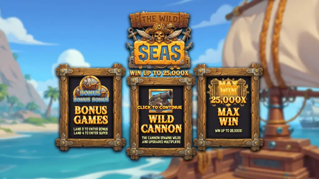 Phantom the wild seas intro screen