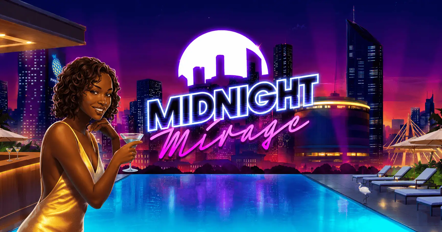 Midnight Mirage Slot by Pineapple Play Demo slot cover image