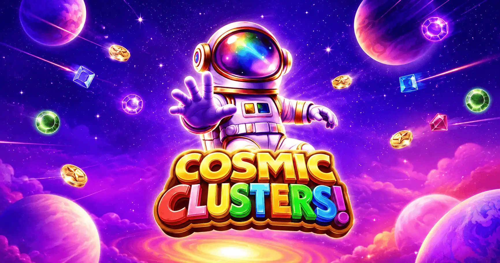 Cosmic Clusters Slot by Pragmatic Play Demo slot cover image