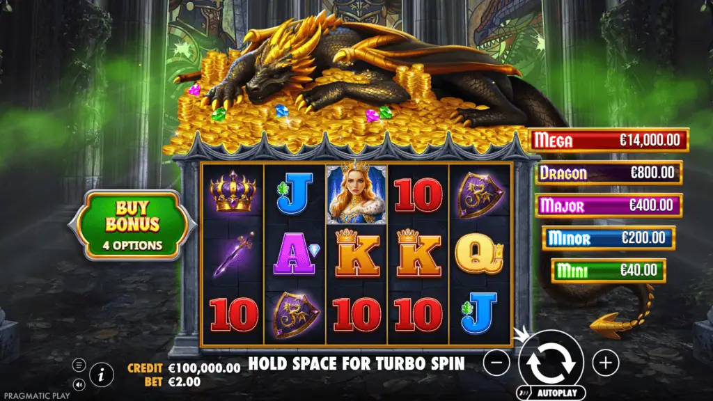 Pragmatic play sleeping dragon ultra dark game preview