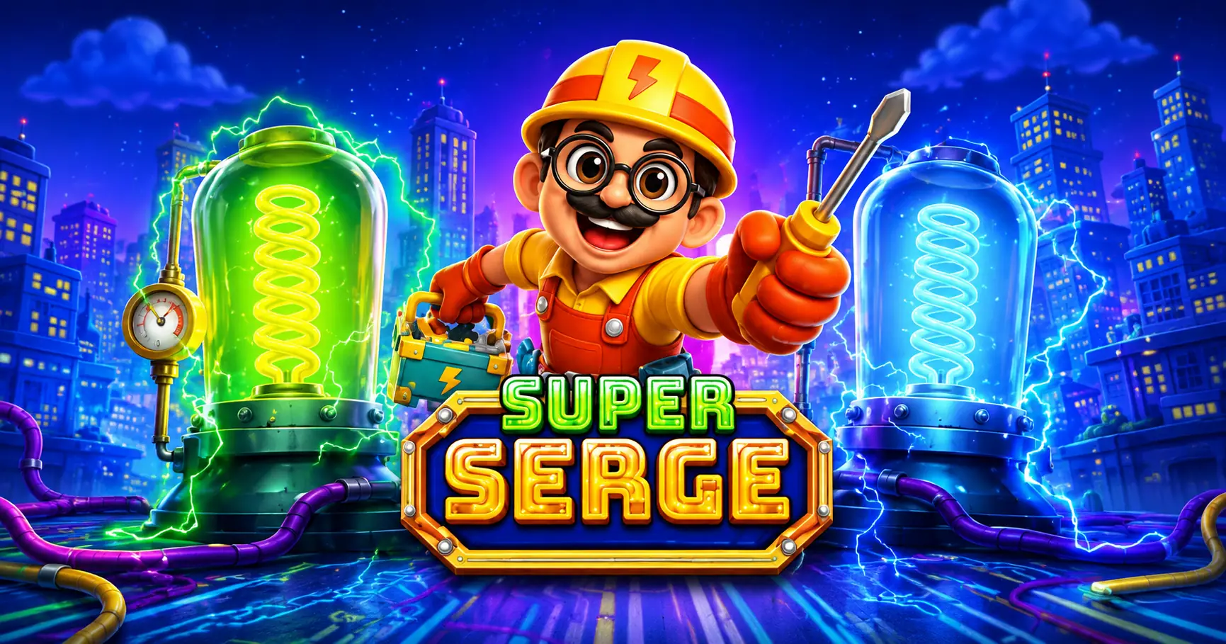 Super Serge Slot Demo by Pragmatic Play slot cover image