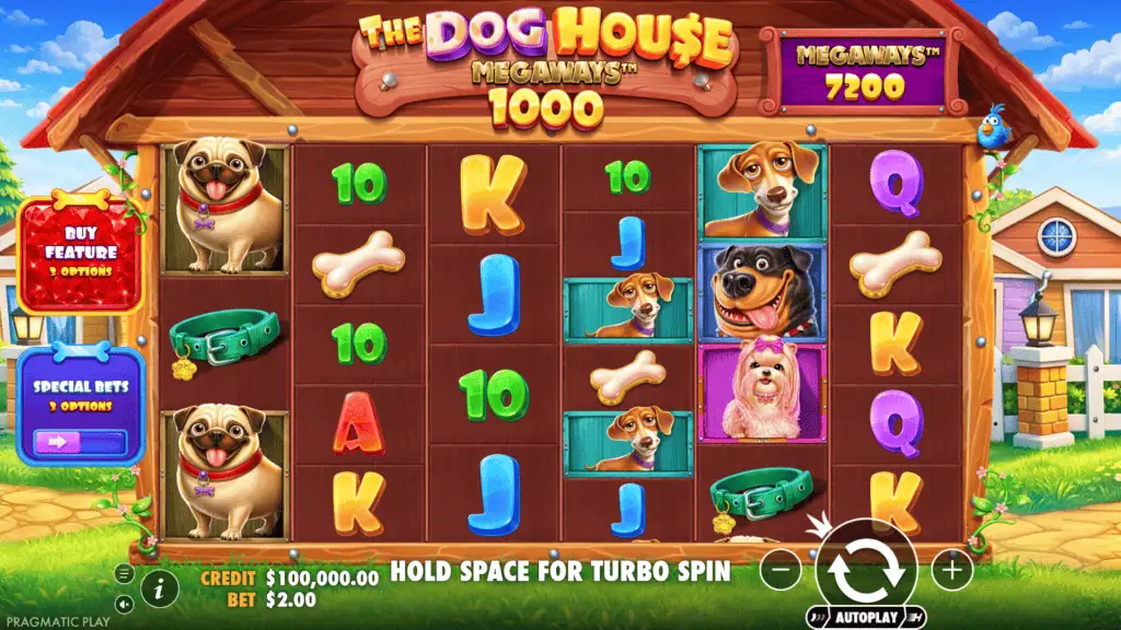 Pragmatic play the dog house megaways 1000 slot game preview