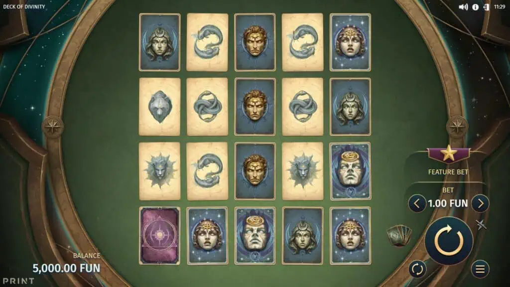 Print studios deck of divinity game preview