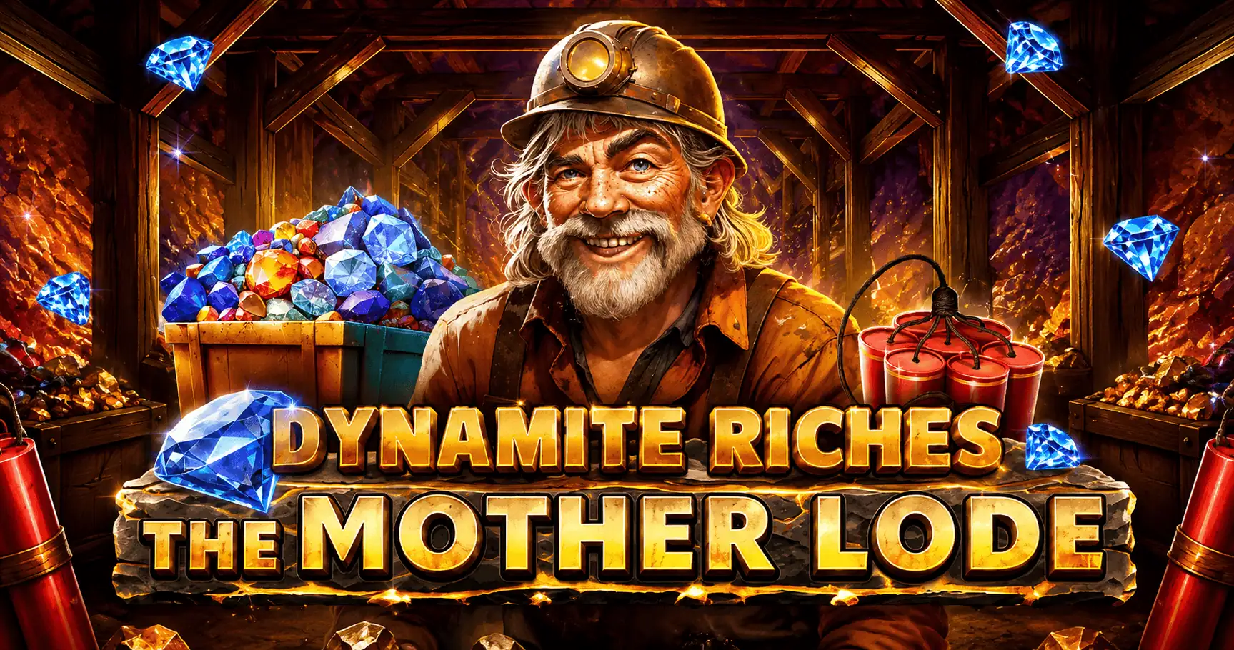 Dynamite Riches The Mother Lode Slot by Red Tiger Demo slot cover image