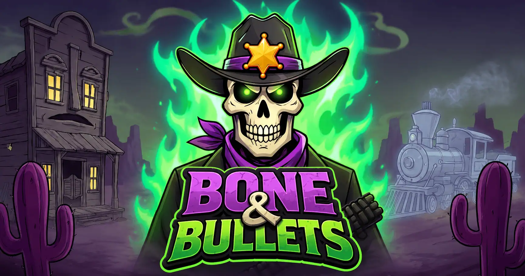 Bone and Bullets Slot by Titan Gaming Free Play slot cover image