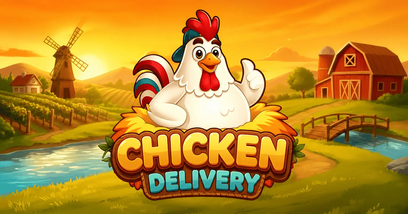 Chicken Delivery Slot by Titan Gaming Demo slot cover image