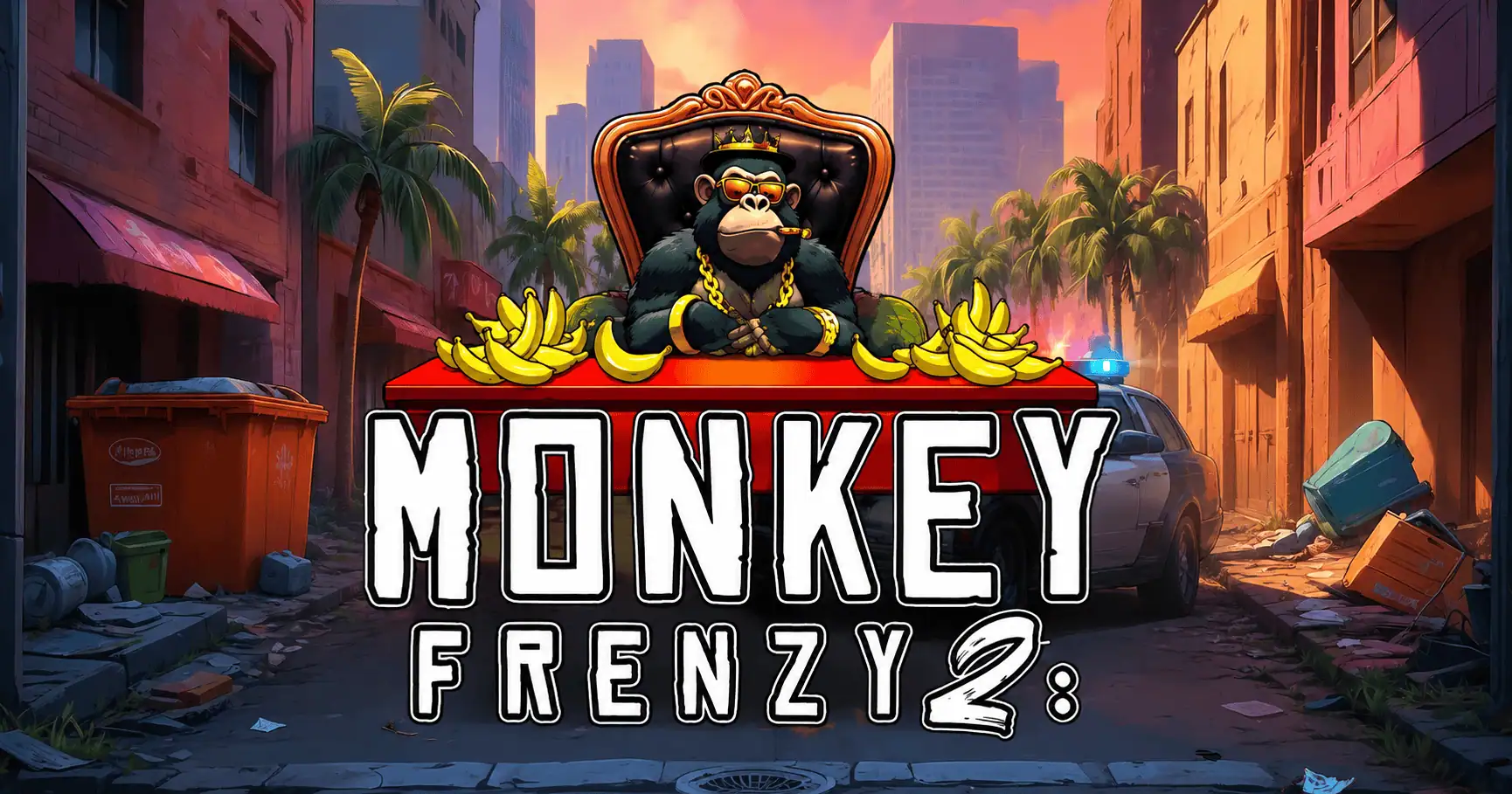 Monkey Frenzy 2 Boss is Here Slot by Trusty Gaming Free Play slot cover image