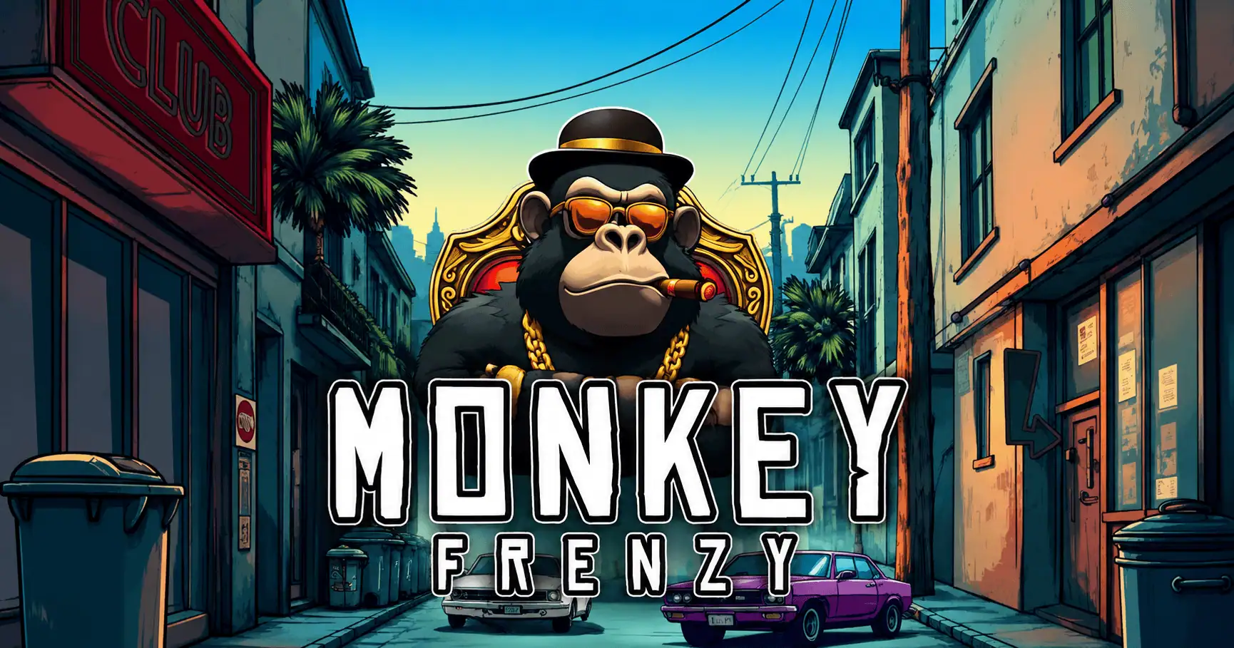 Monkey Frenzy Slot by Trusty Gaming Demo slot cover image