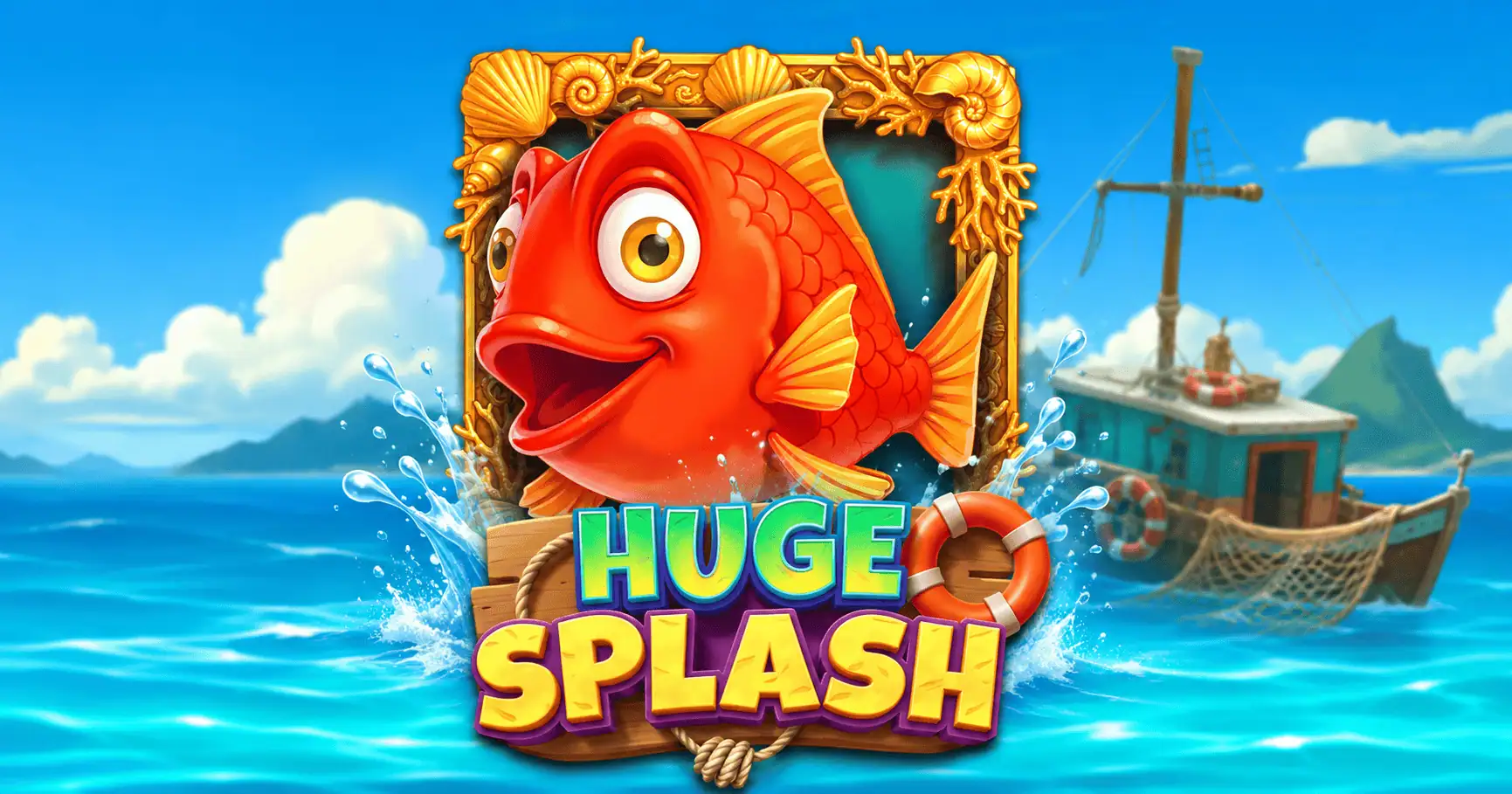 Huge Splash Slot by Uppercut Gaming Free Play slot cover image