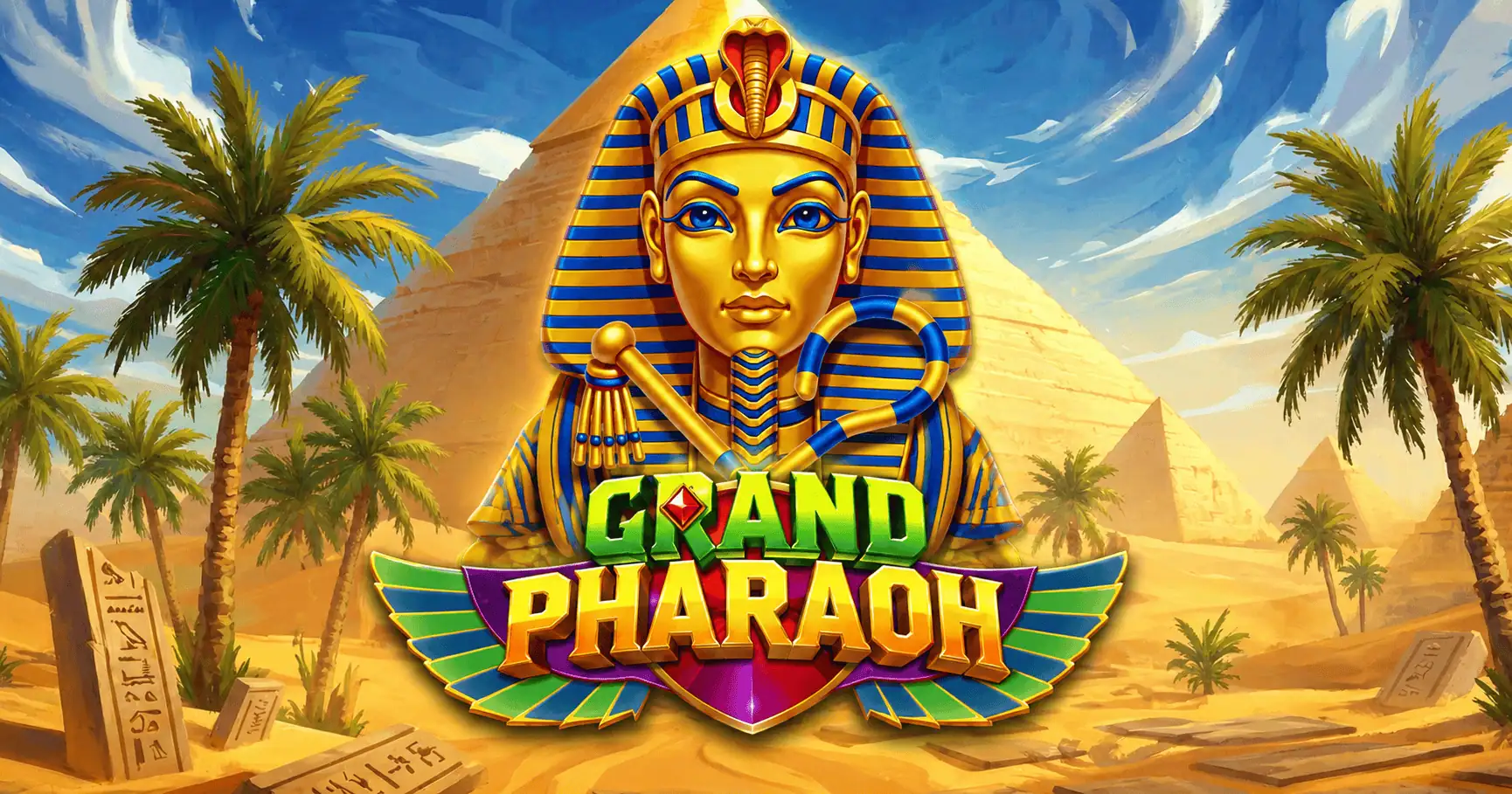 Grand Pharaoh Slot by Uppercut Gaming Free Play slot cover image