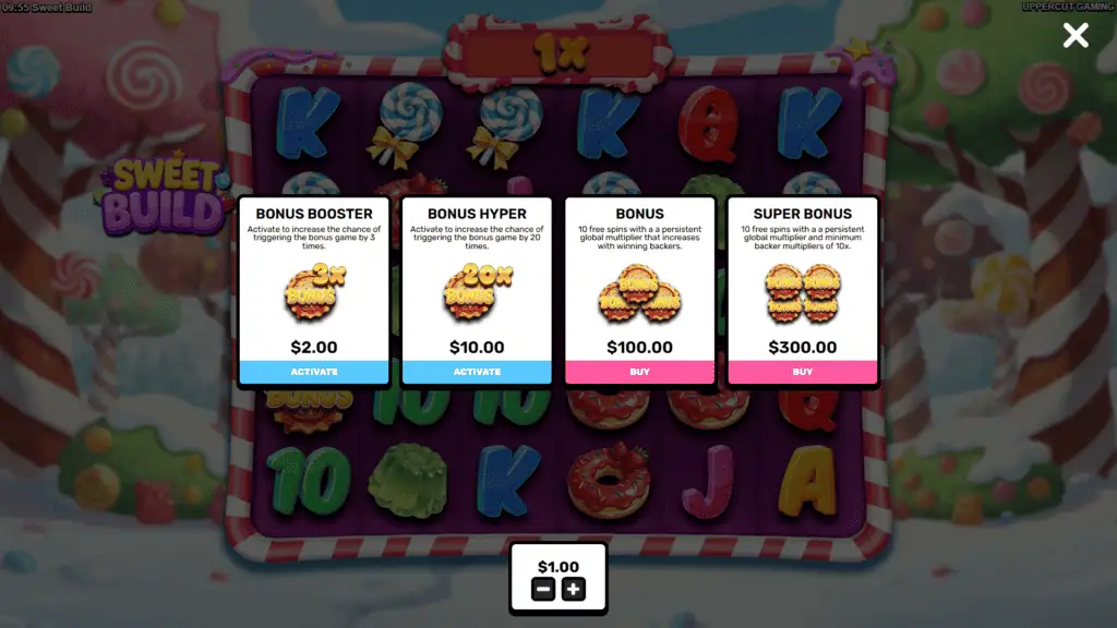 Uppercut sweet build bonus buy