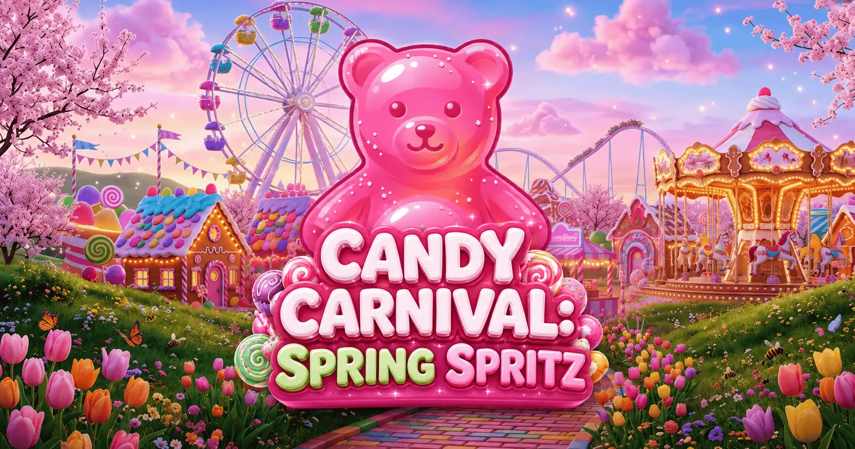 Candy Carnival: Spring Spritz Slot by 1000 Lakes Studios Demo slot cover image