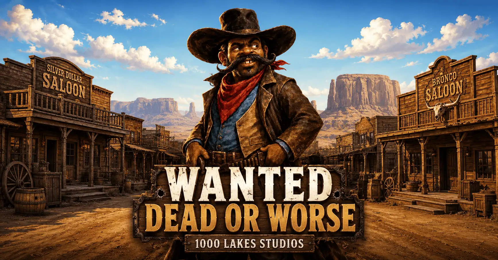 Wanted Dead or Worse Slot by 1000 Lakes Studios Demo slot cover image