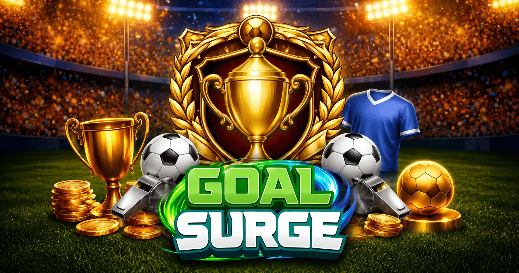Goal Surge Slot by 18 Gaming Demo slot cover image