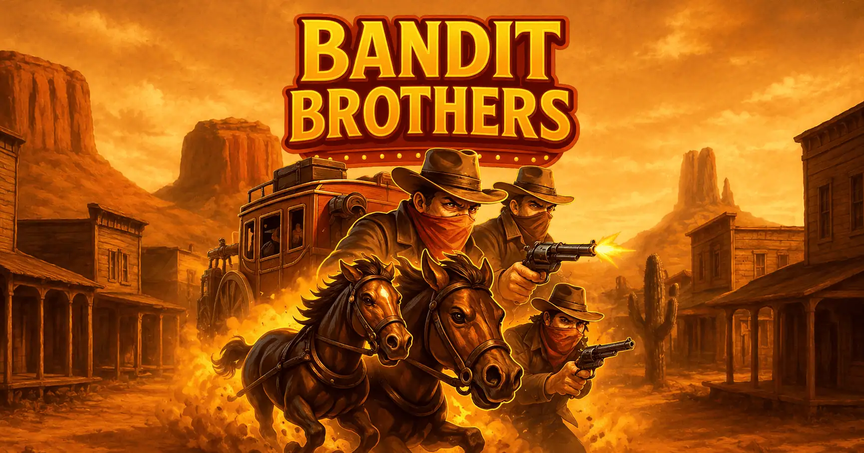 Bandit Brothers Slot by 1 Ace Studios Free Play slot cover image