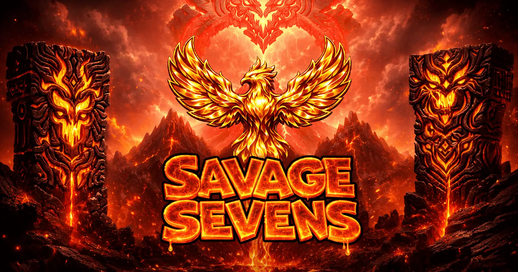 Savage Sevens Slot by 1 Ace Studios Demo slot cover image