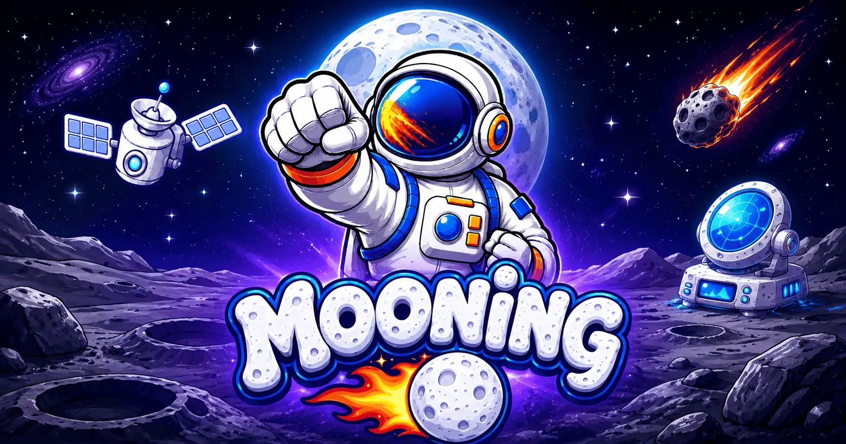 Mooning Slot by 1 More Spin Free Play slot cover image