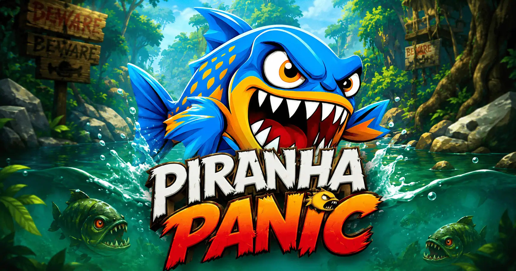 Piranha Panic Slot by 1 More Spin Demo slot cover image