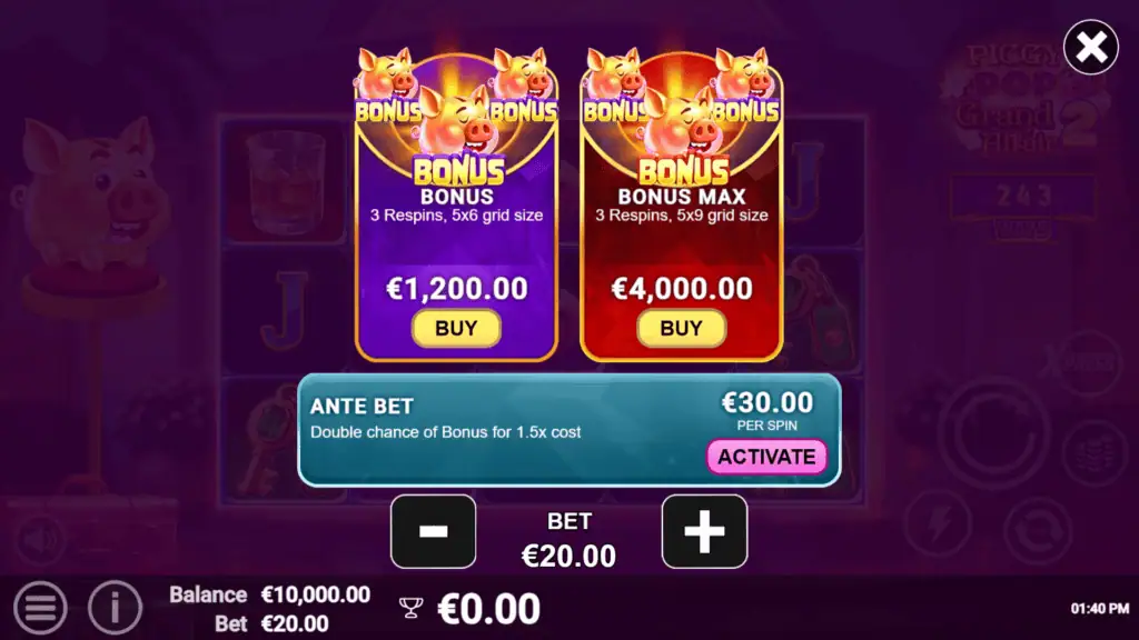 Avatarux piggypop grand affair 2 bonus buy