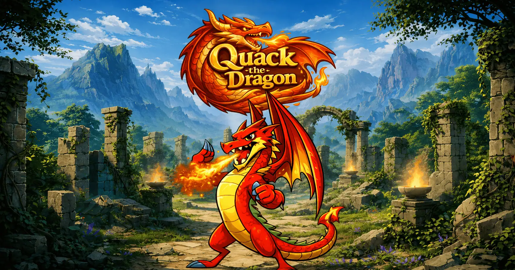 Quack the Dragon Slot by Big Ducking Wings Demo slot cover image