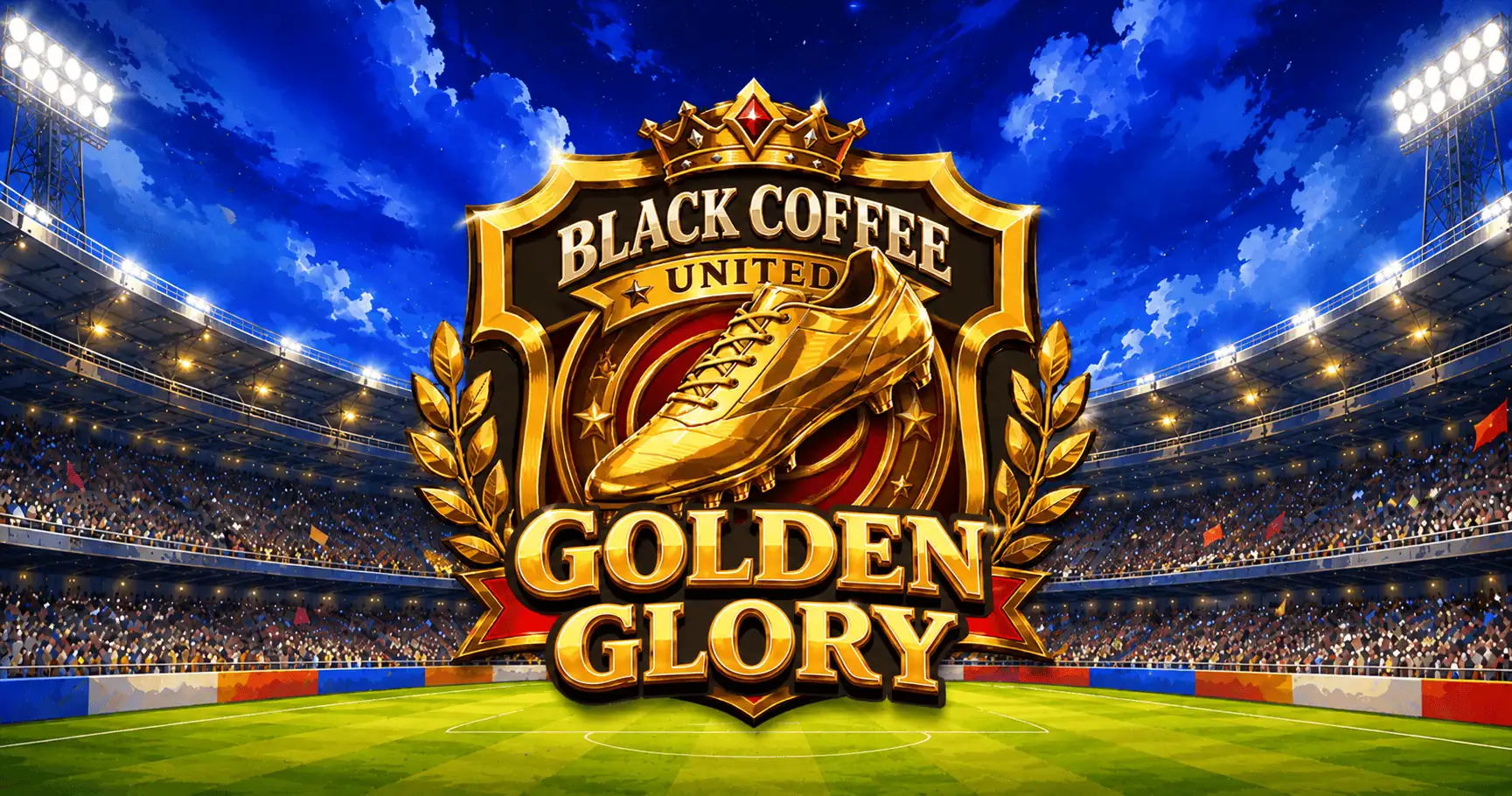 Golden Glory Slot by Black Coffee Studios Demo slot cover image