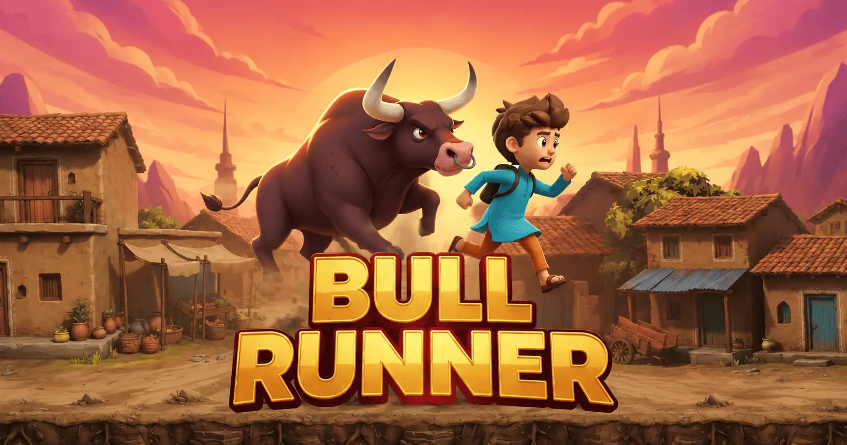 Bull Runner Slot by Bolly Games Demo slot cover image