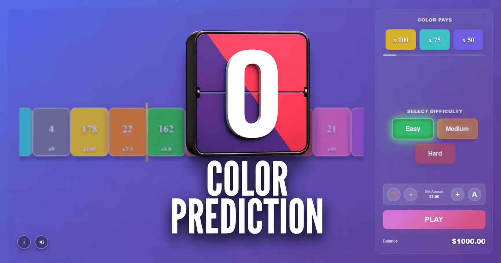 Color Prediction Slot by Bolly Games Demo slot cover image