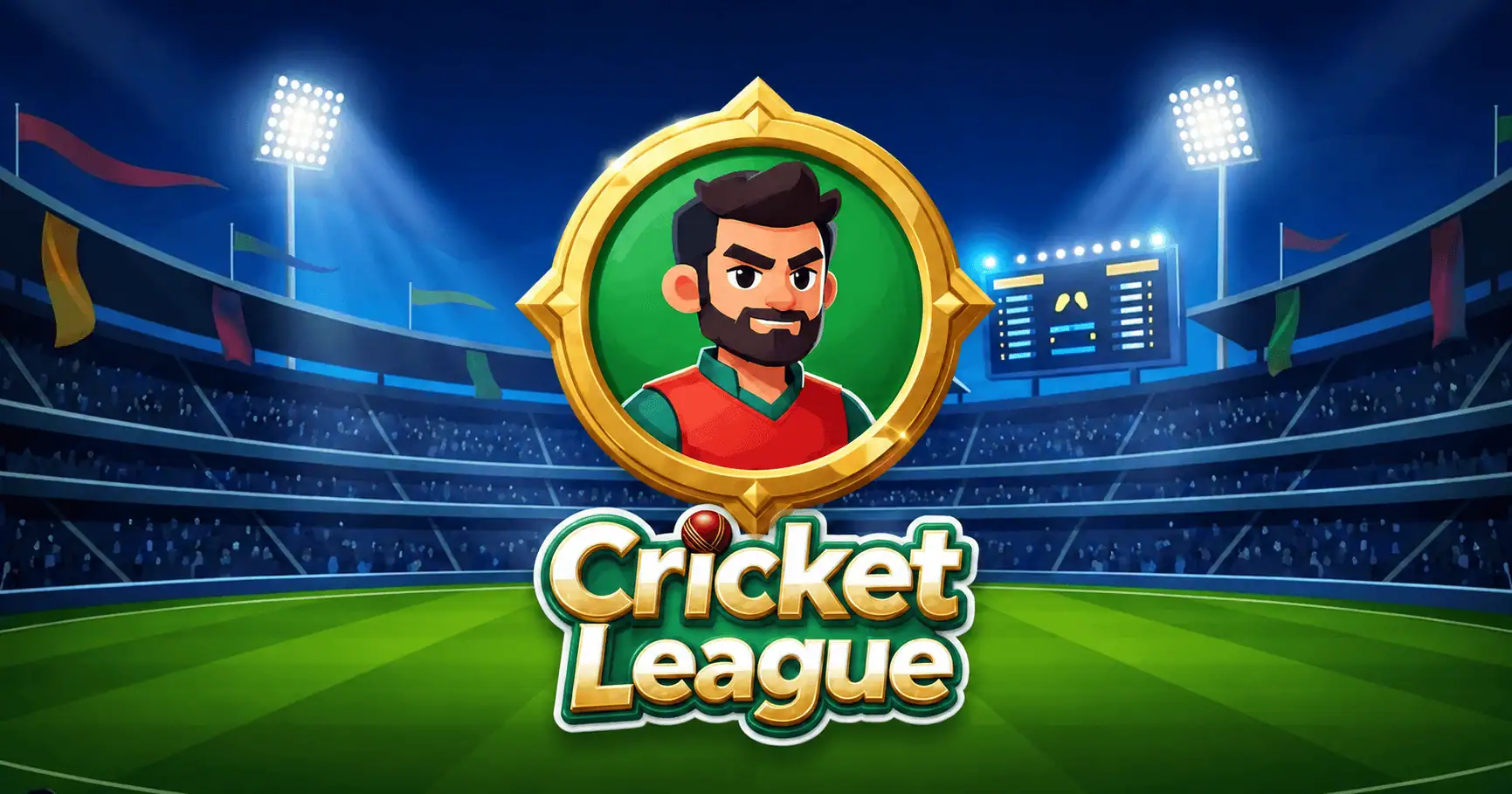 Cricket League Slot by Bolly Games Demo slot cover image