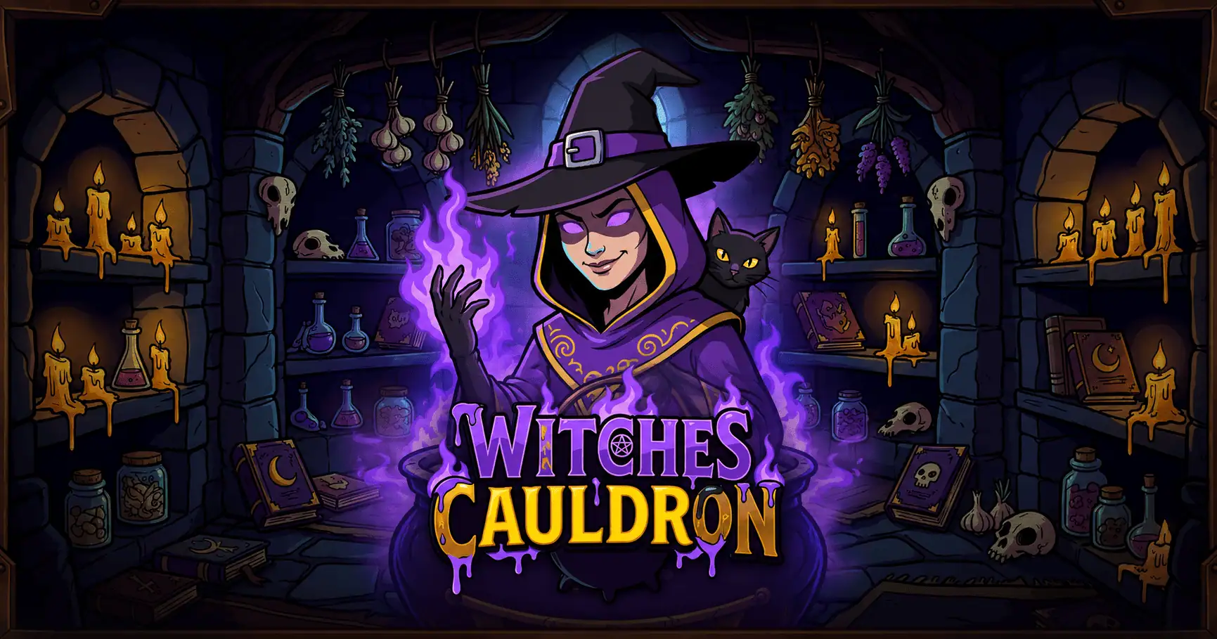 Witches Cauldron Slot by Darkbyte Demo slot cover image